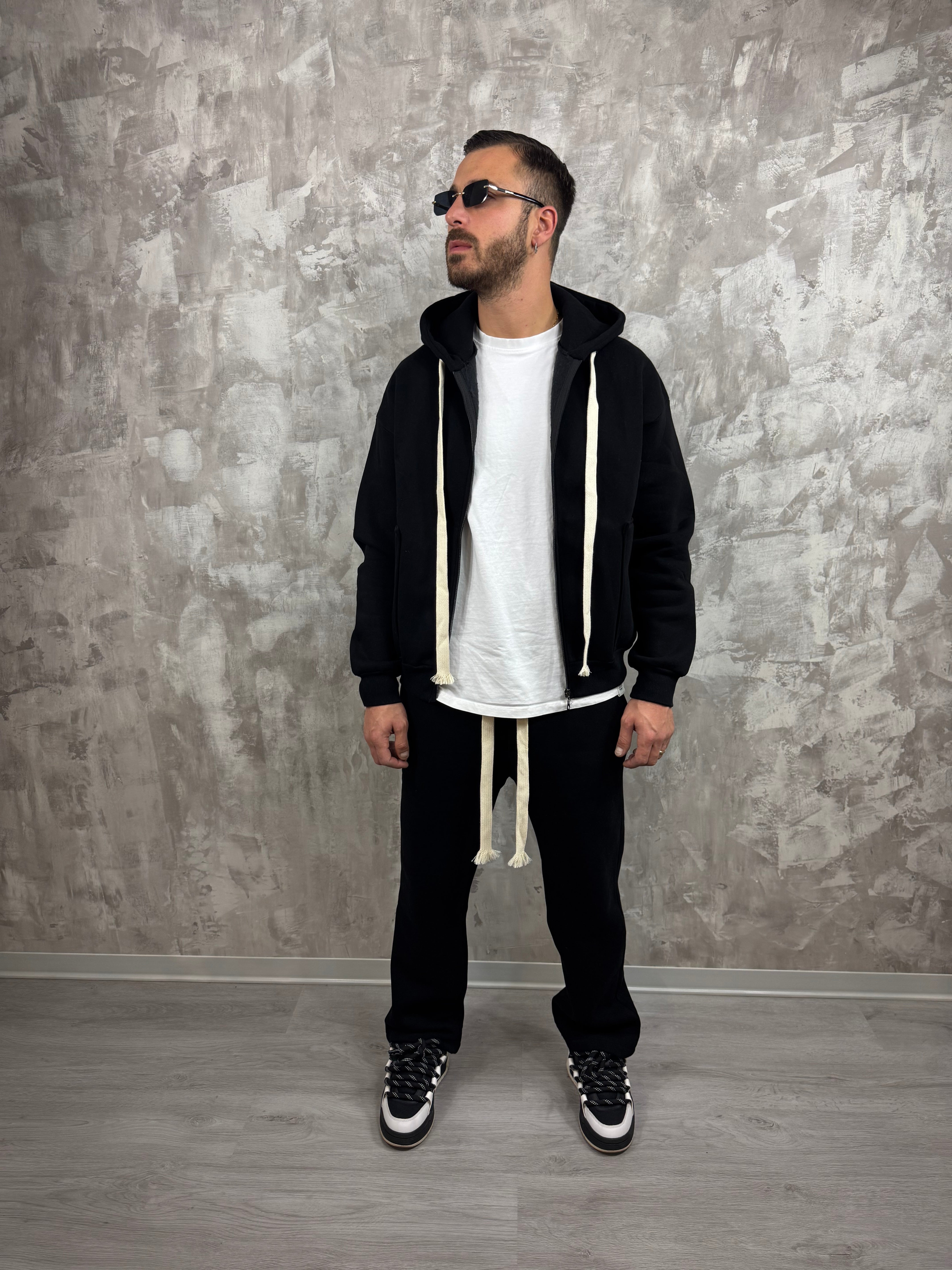 Completo Tuta Baggy Nero